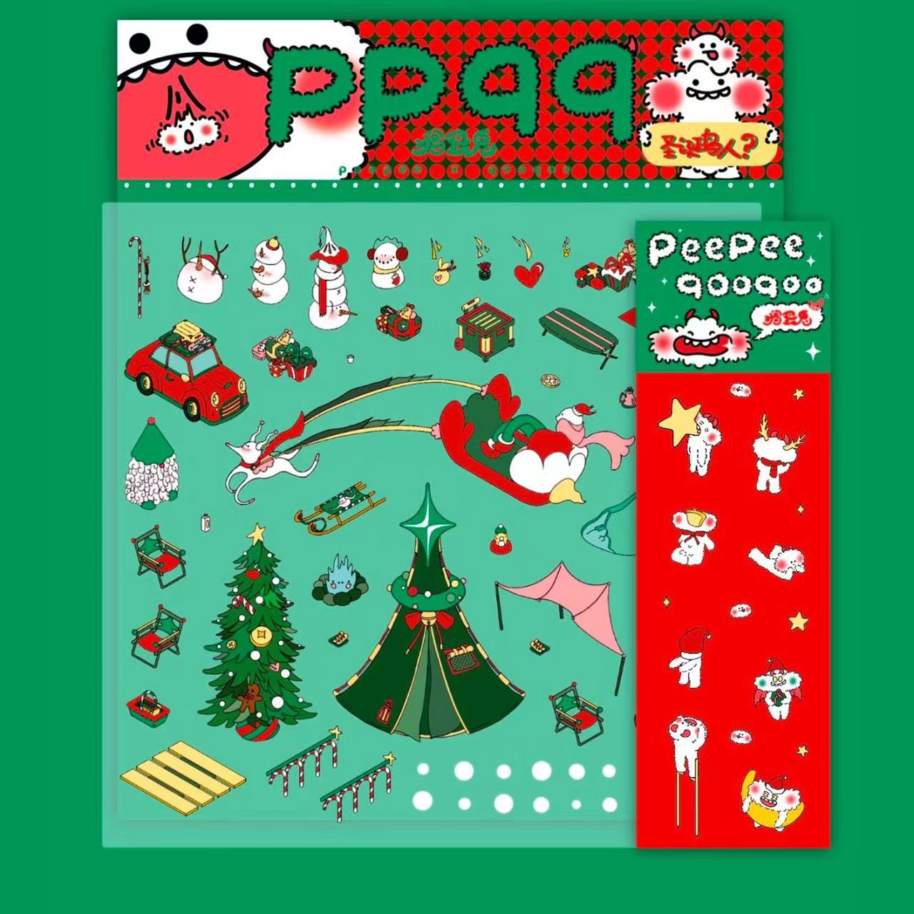 Luminous Sticker Scene:Make A Donut Shop|Christmas Party|Luminous Halloween Night|My Home|Seaside