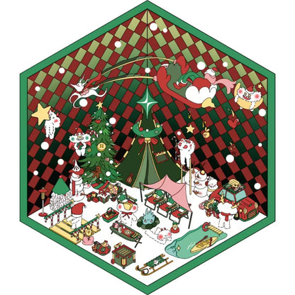 Luminous Sticker Scene:Make A Donut Shop|Christmas Party|Luminous Halloween Night|My Home|Seaside