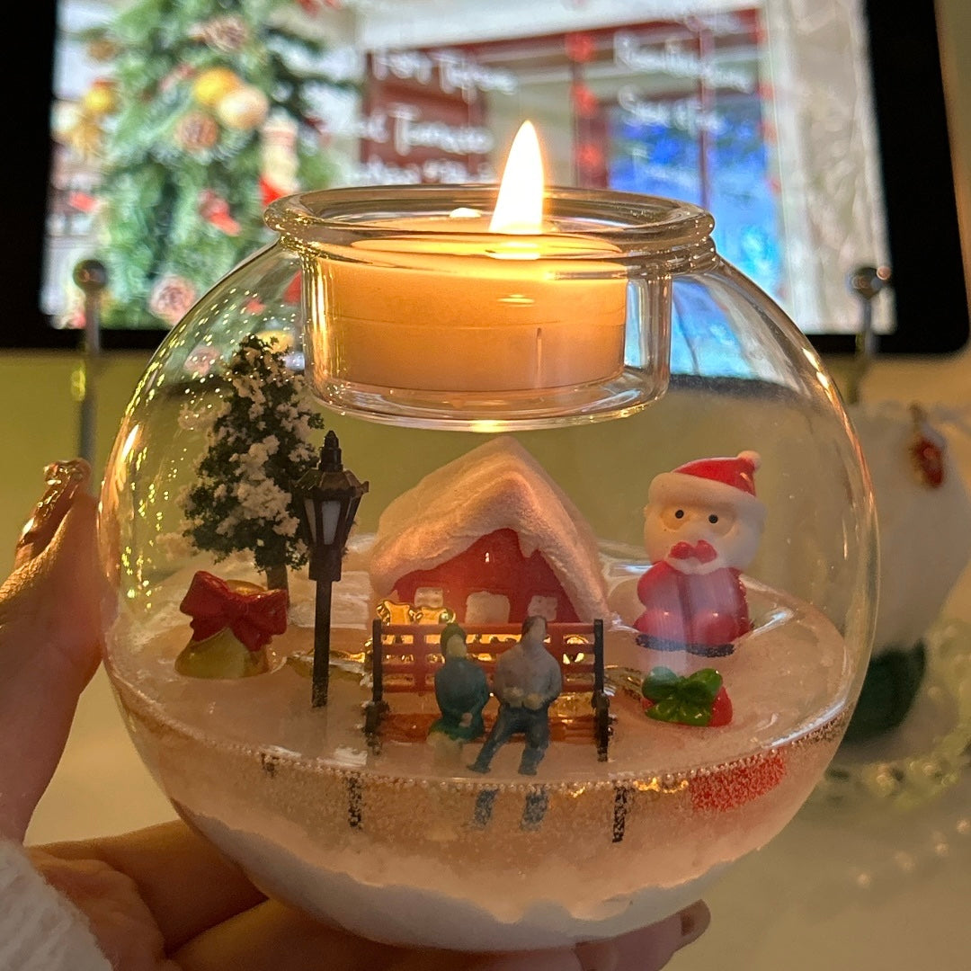 Handmade Christmas Candle Gift Box