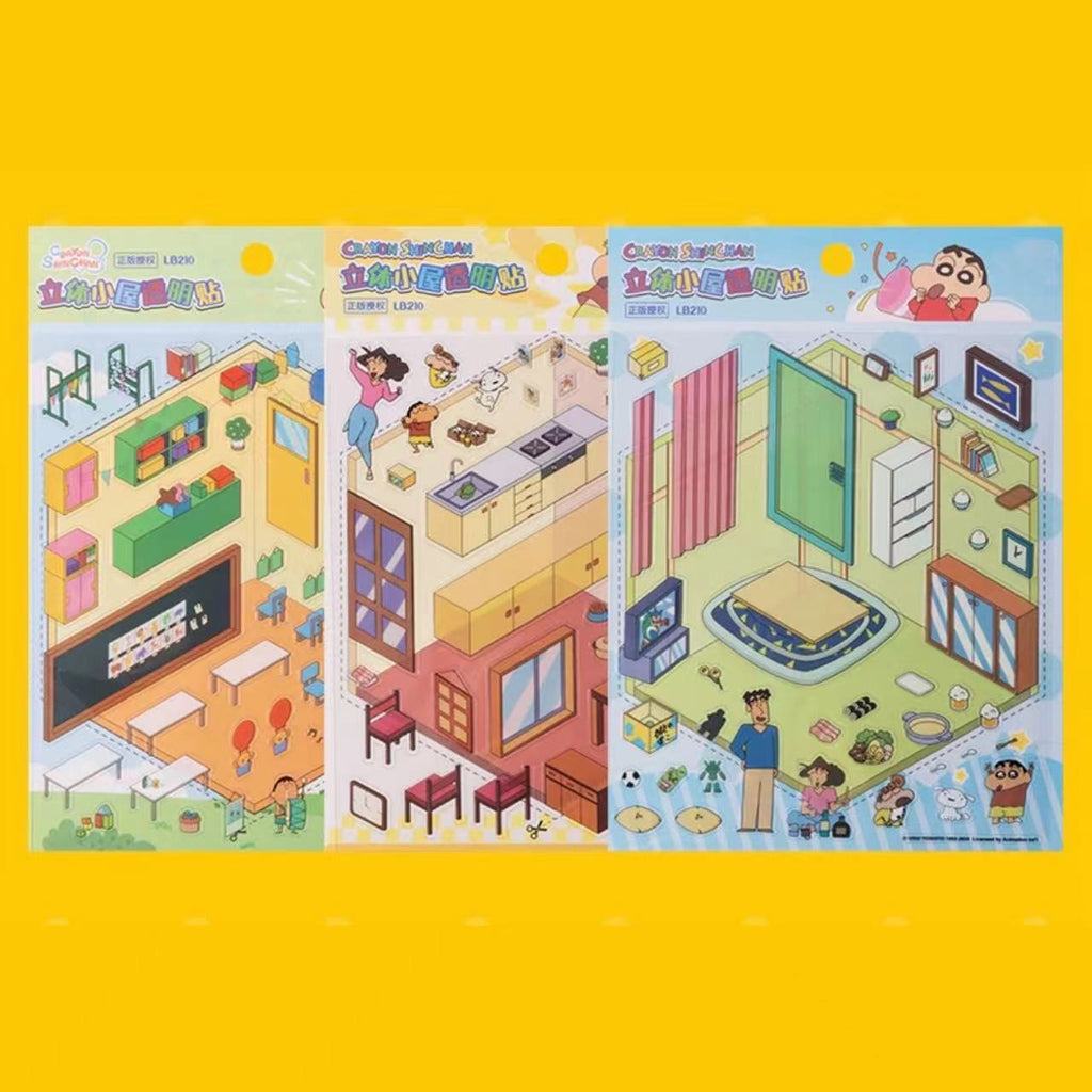 DIY Japanese Anime 3D Sticker Scene,Kindergarten Dining Room Living Room