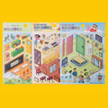 DIY Japanese Anime 3D Sticker Scene,Kindergarten Dining Room Living Room