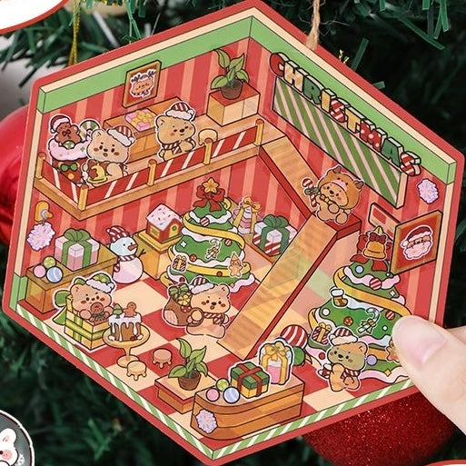 Christmas Sticker Scene
