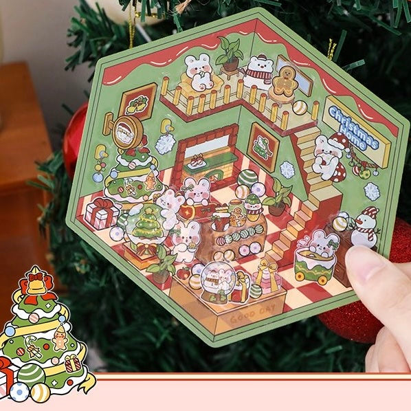 Christmas Sticker Scene