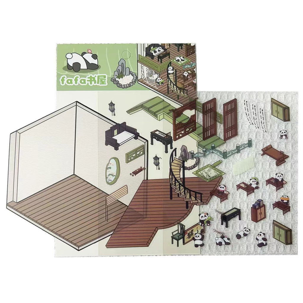 Sticker Scene! Flower Coffee|Cruise Ship Party|Capybara Home|Christmas House|Panda Bookstore