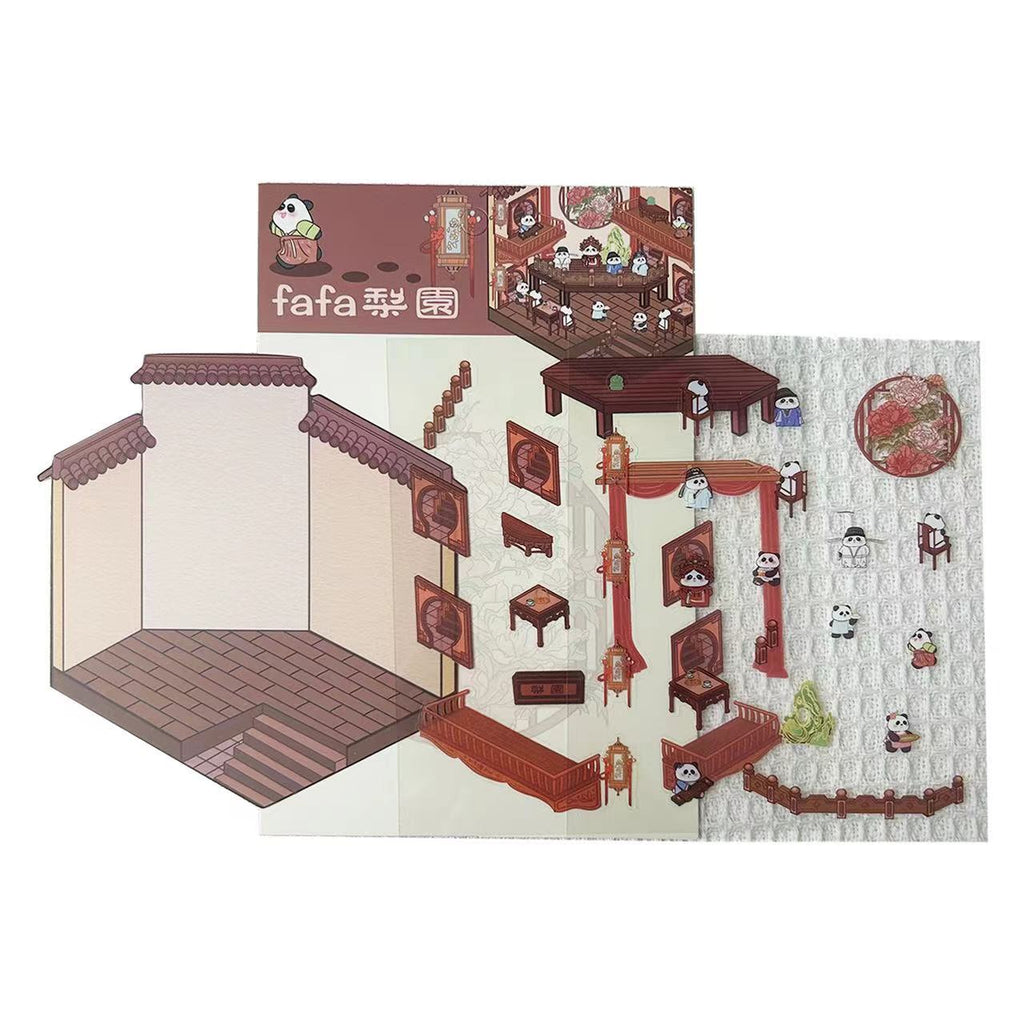 Sticker Scene! Flower Coffee|Cruise Ship Party|Capybara Home|Christmas House|Panda Bookstore