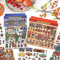 DIY Scene Sticker Chinese New Year's Eve Dinner New Year Temple Fair