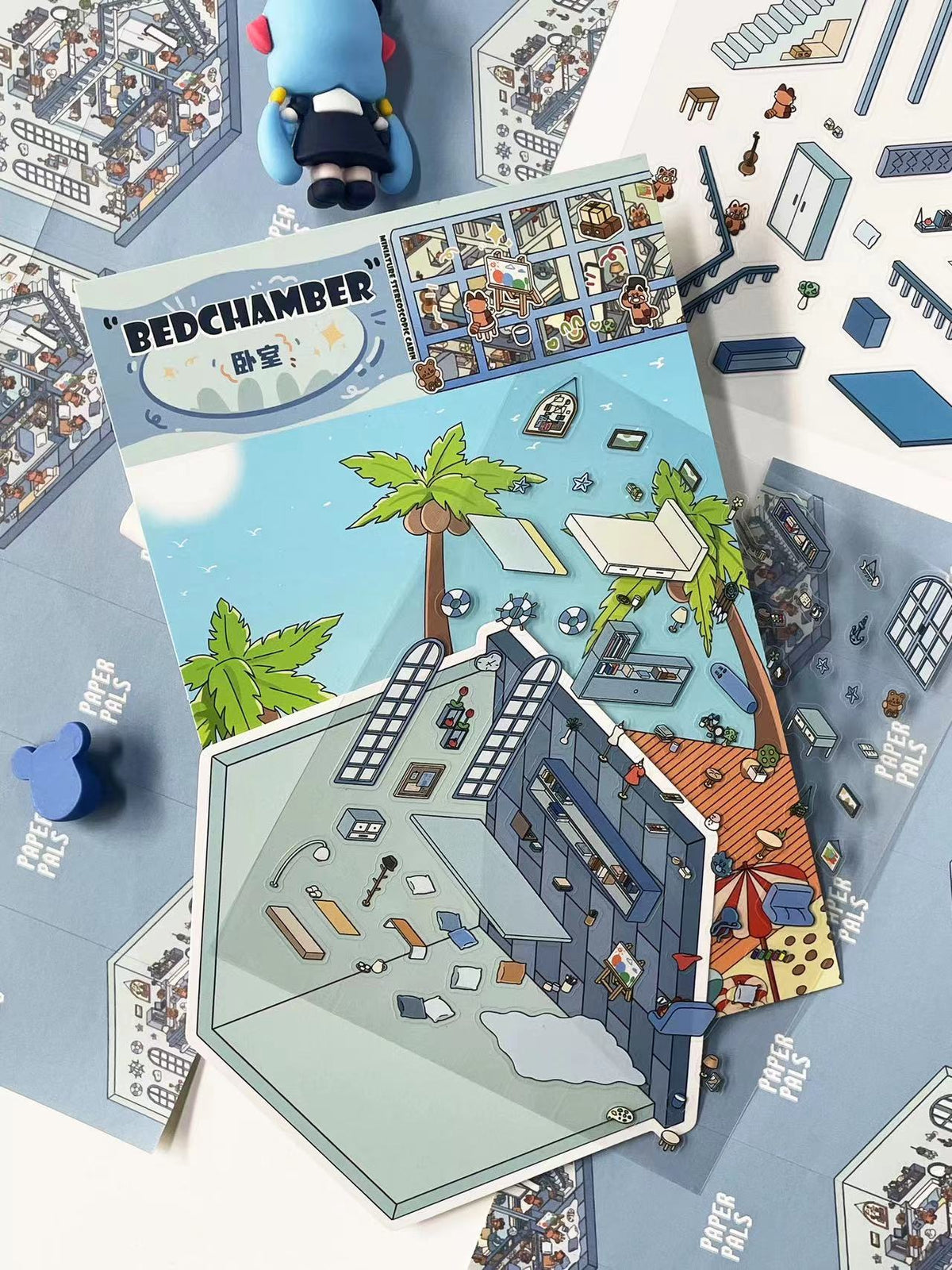 DIY 3D Sticker Scene: Conservatory|Pharma Plant|Power Station|Machine Factory