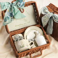 Green & Pink Self Care Basket For Her