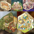 3D Stickers Scene Make your Own |Cozy House|Tree House|Purple Wardrobe