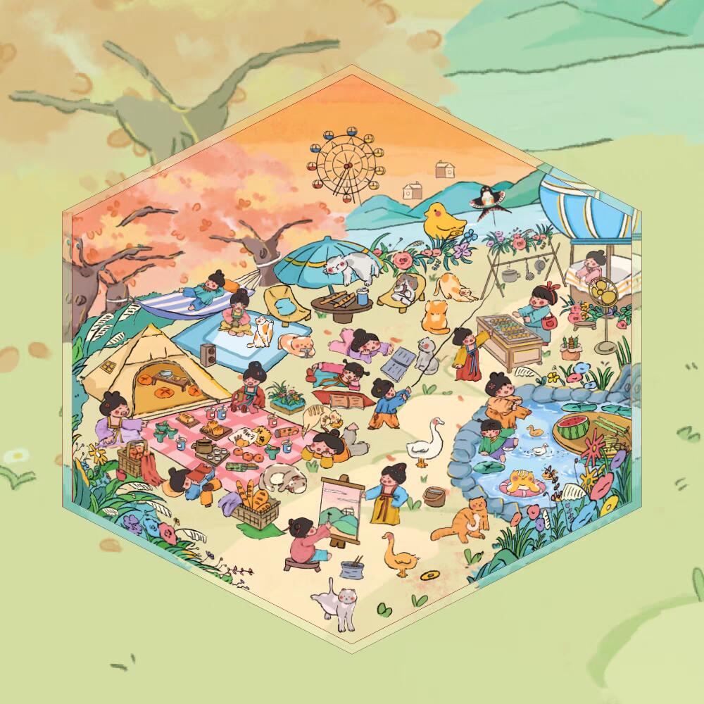 DIY Sticker Scene! Cabin|Milk Factory|Christmas House|Spring Outing|Temple Fair