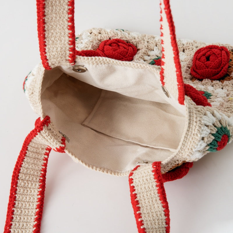 Handmade Granny Square Bag Crochet Bag
