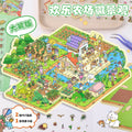 DIY 3D Sticker Scene Vegetable Fruit Market Plant Home Farm Pasture