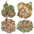 DIY Sticker Scene,Make a Magic Potion Shop Restaurant Happy New Year