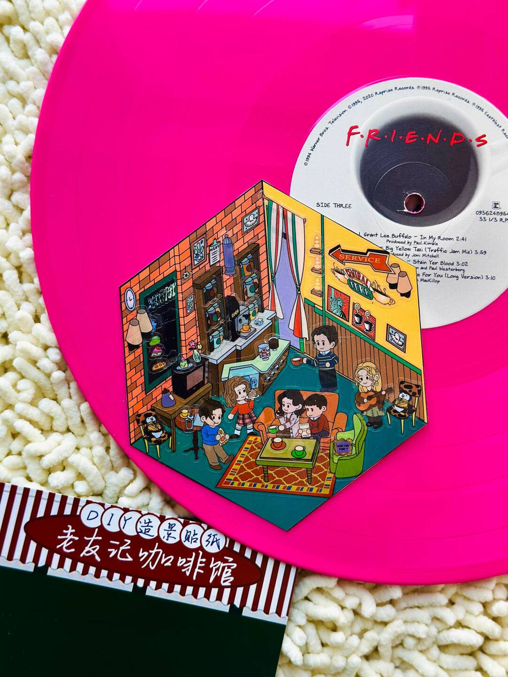 Friends Sticker Scene Create DIY Monica’s Kitchen Chandler's Living Room Central Perk