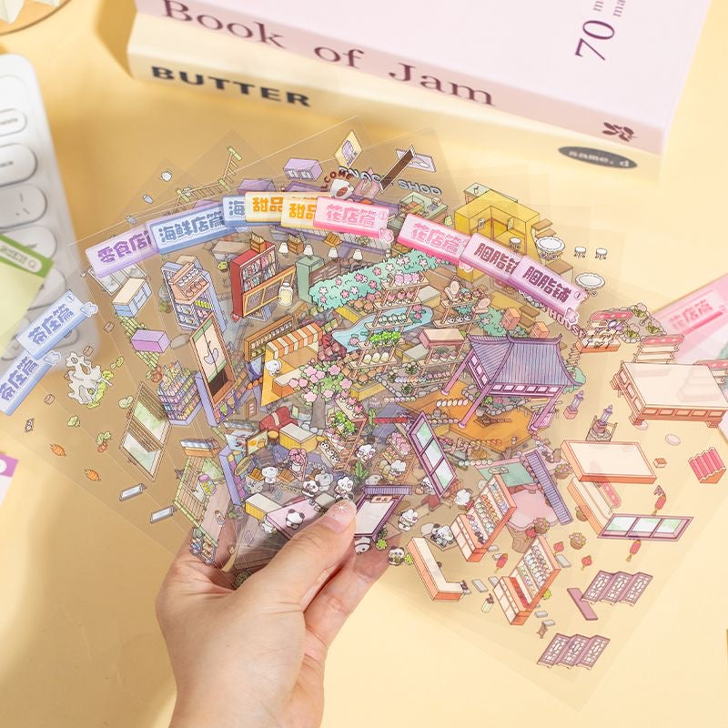 Sticker Scene Book 6 Different Themes