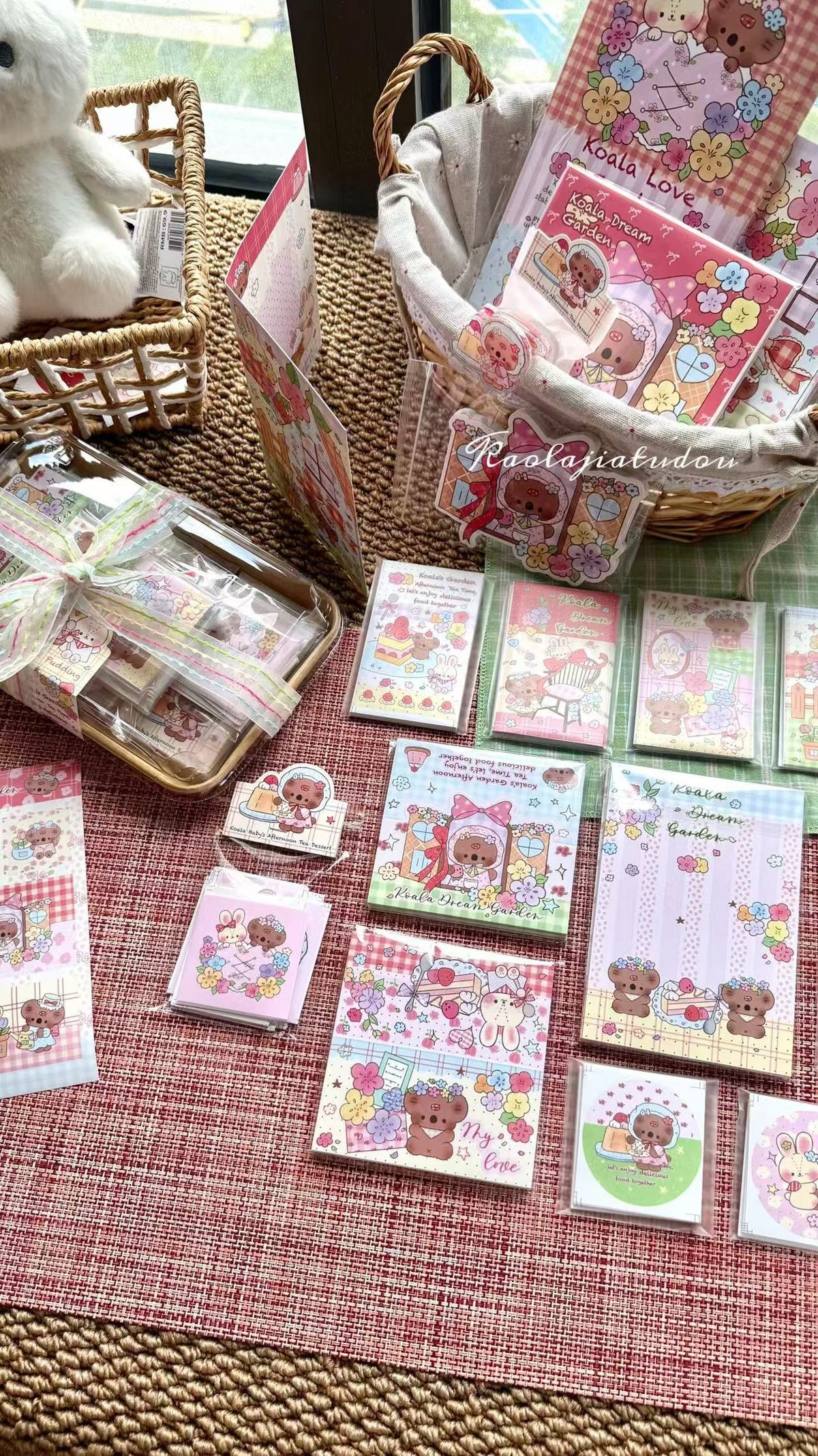 Koala Dream Garden Ephemera Kit for Journaling Packaging