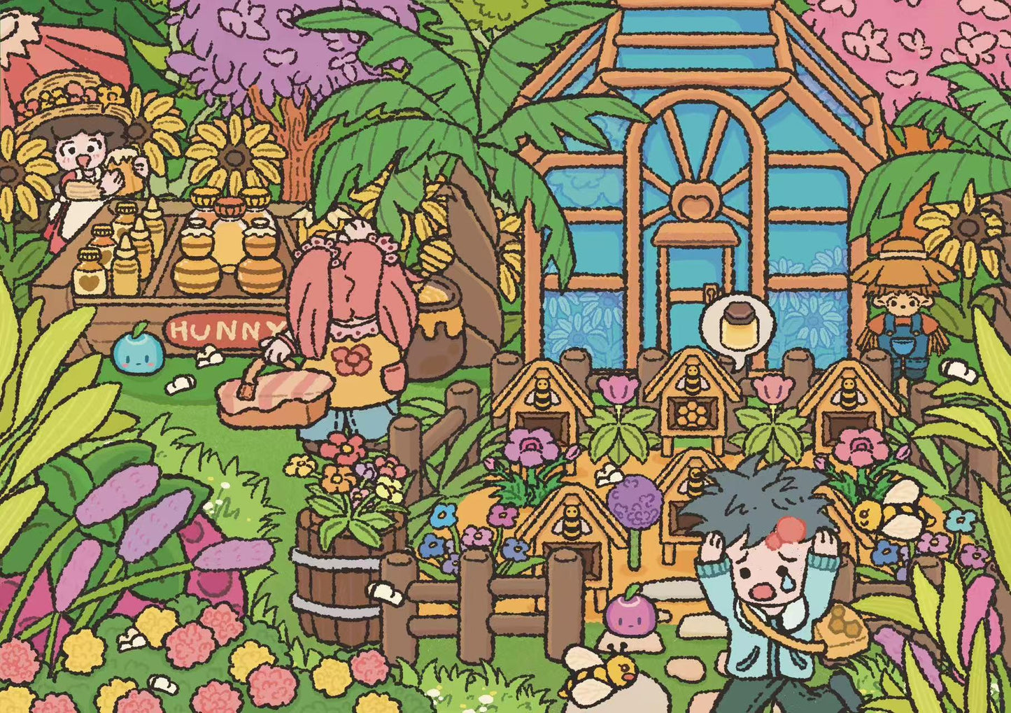 3D Sticker Scene Melody in Wonderland Masterpiece Studio Farm Tales