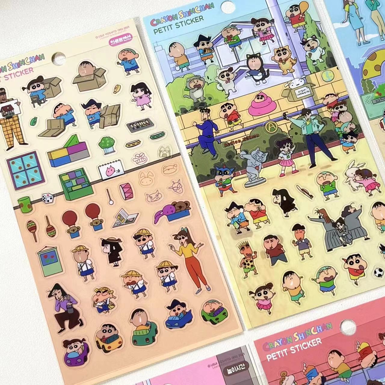 6PCS Japanese Anime 3D Sticker Scene