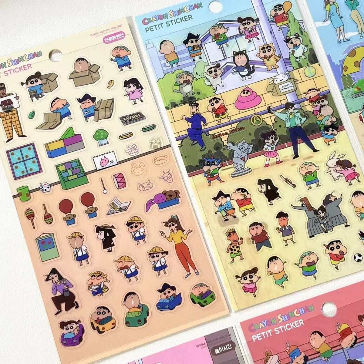 6PCS Japanese Anime 3D Sticker Scene