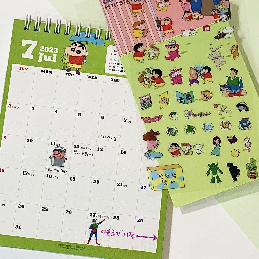 6PCS Japanese Anime 3D Sticker Scene