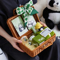 Green Panda-Themed Gift Basket Sending Healing Vibes Gift Box