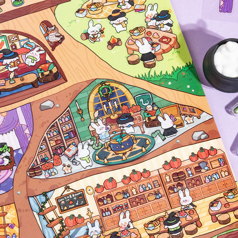 Big Size 3D Miniature Scene Stickers