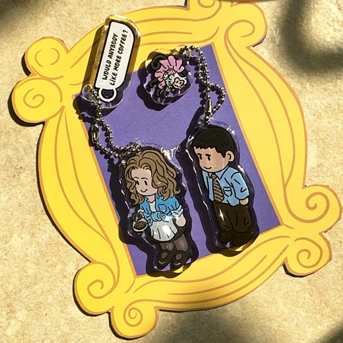 Friends Keychains – Iconic Characters & Catchphrases
