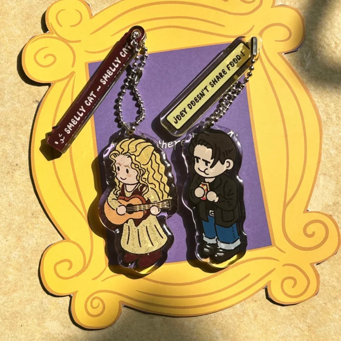 Friends Keychains – Iconic Characters & Catchphrases