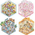 DIY Miniature House 3D Sticker Scene