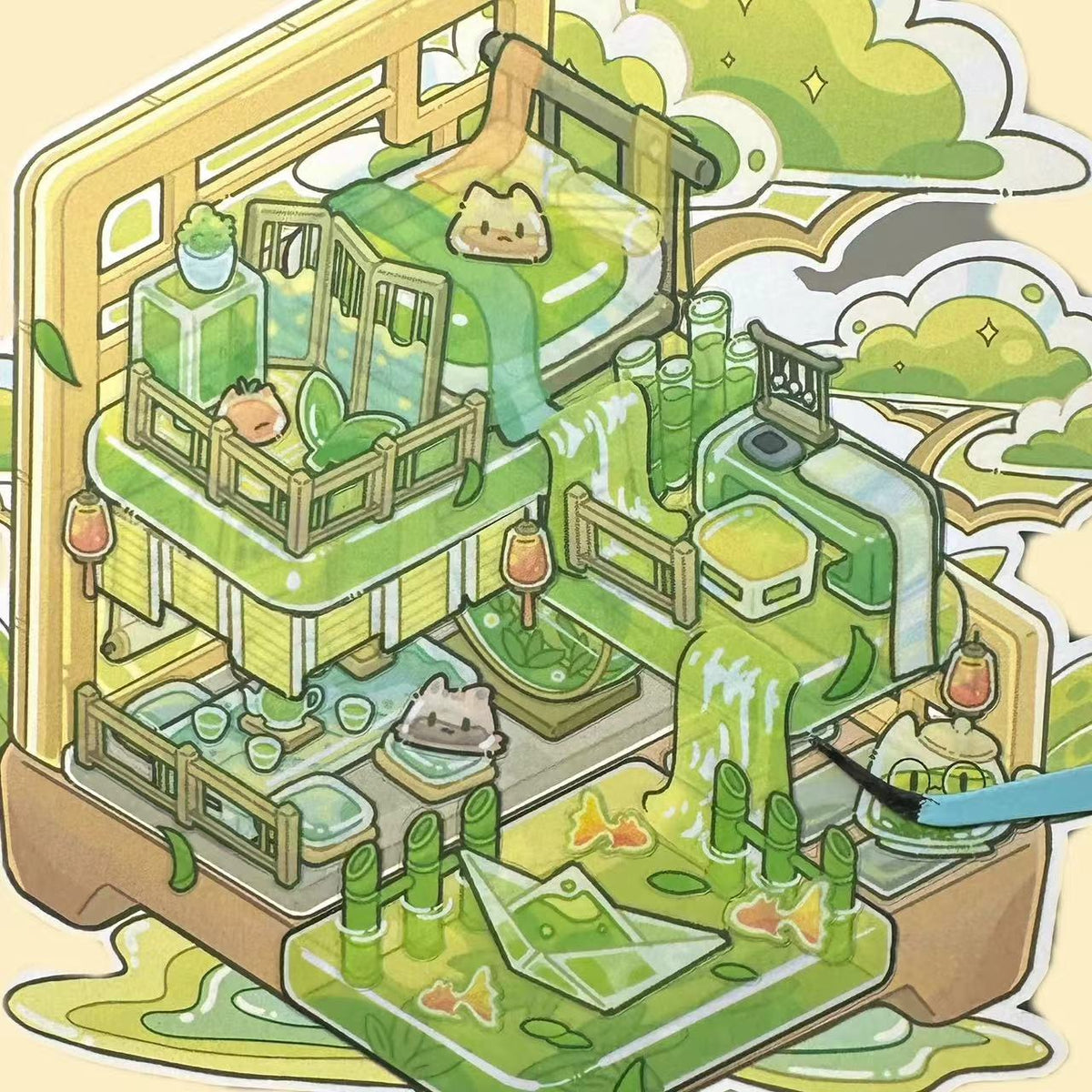 Jelly Landscape Sticker