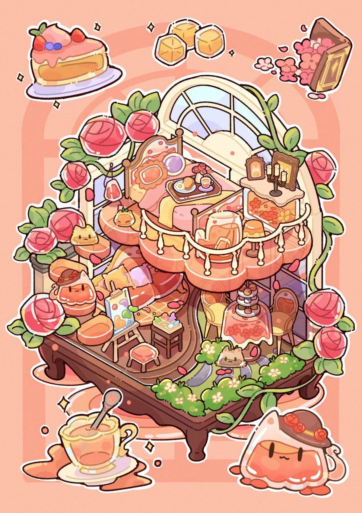 Jelly Landscape Sticker