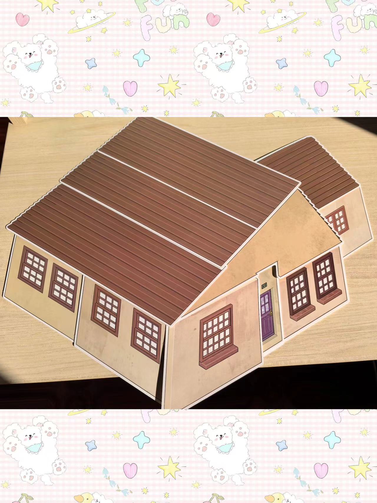 Build a Miniature House Bedroom Sew Shop Living Room Kitchen Bathroom Sticker