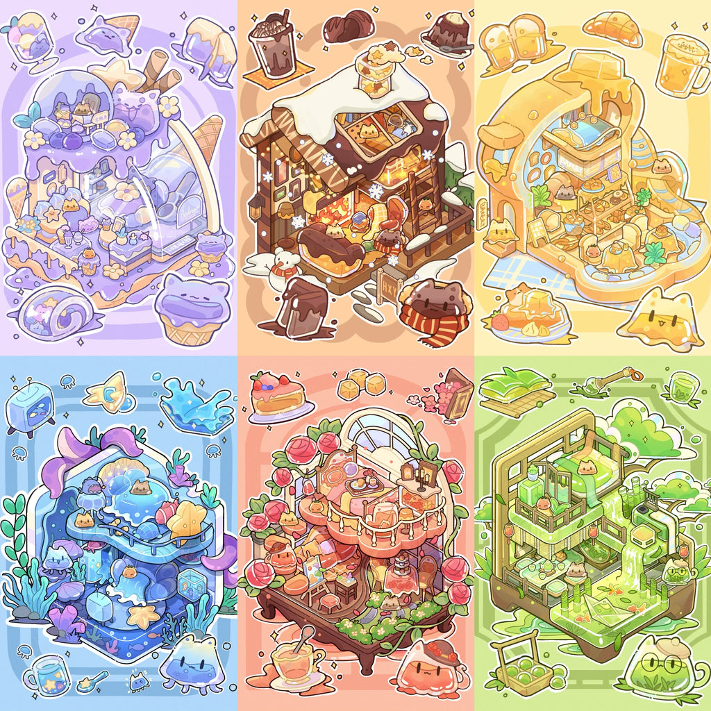 Jelly Landscape Sticker