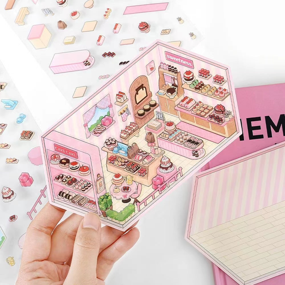 DIY Adorable Miniature House Sticker