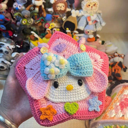 Cartoon Crochet Handbag