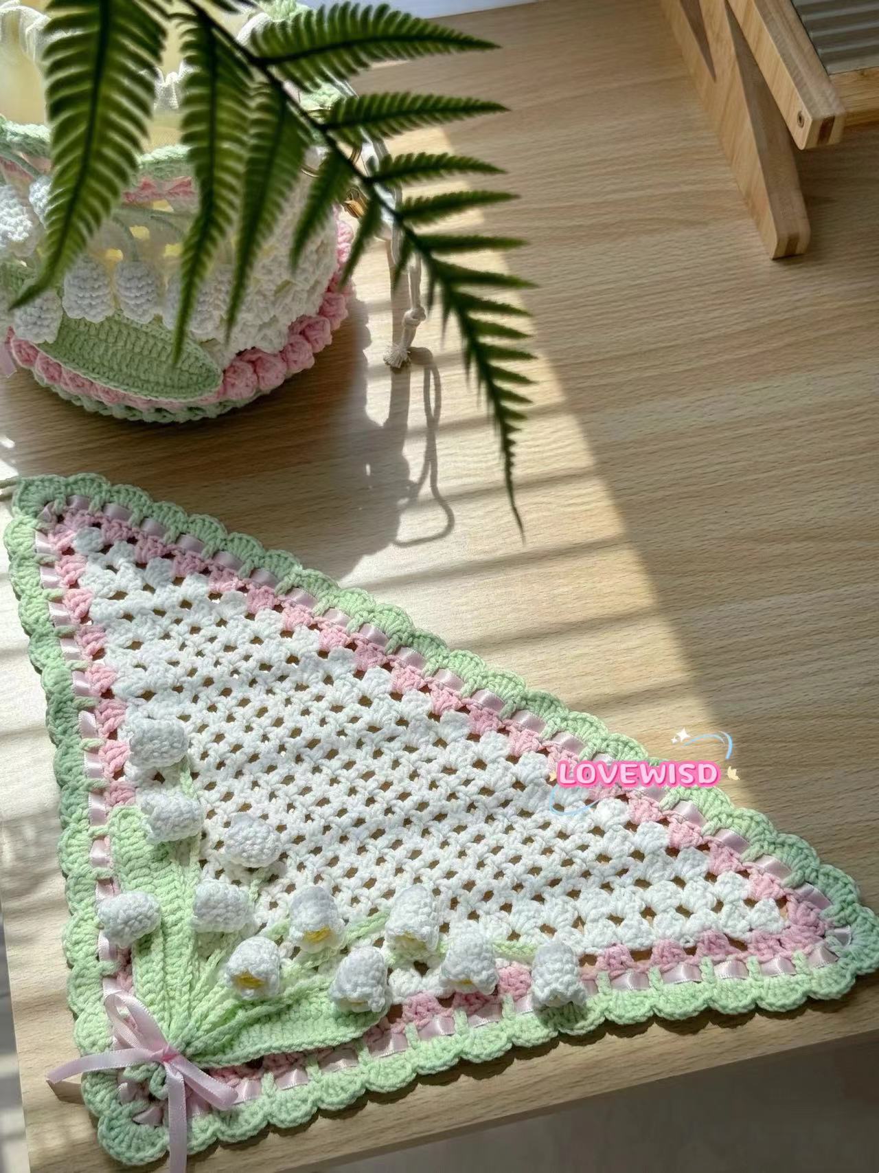 Lily of the Valley Crochet Bag