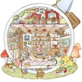 DIY Teacup World Panda Hot Springs Dog Burger Penguin Ice Cream 3D Sticker Scene