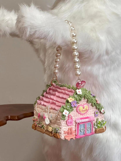 Handmade Romantic Cozy Crochet Bag