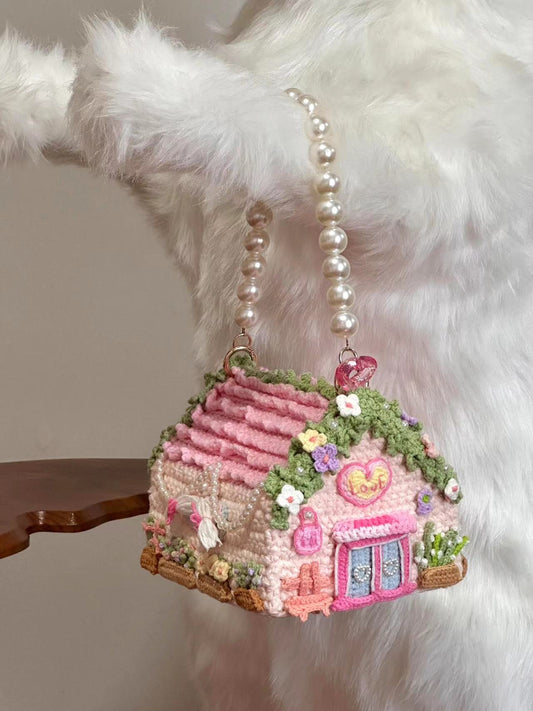 Handmade Romantic Cozy Crochet Bag