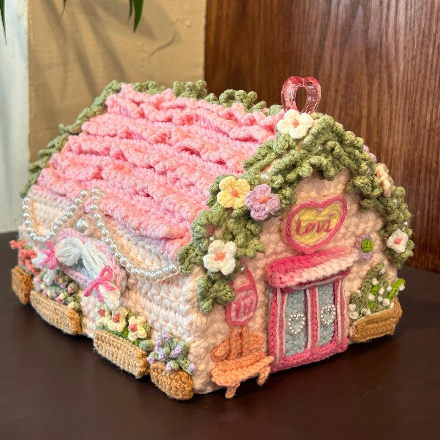 Handmade Romantic Cozy Crochet Bag