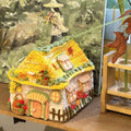 Fairy House Crochet Bag Storage Box