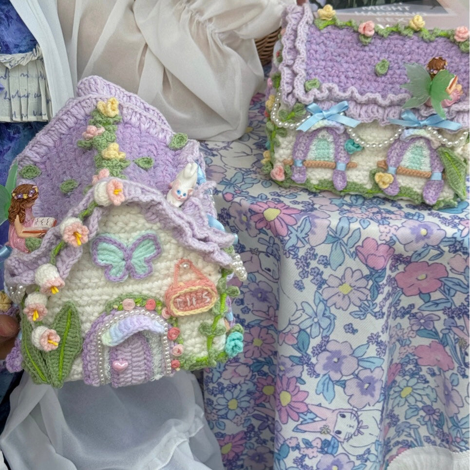 Butterfly Garden Crochet Bag