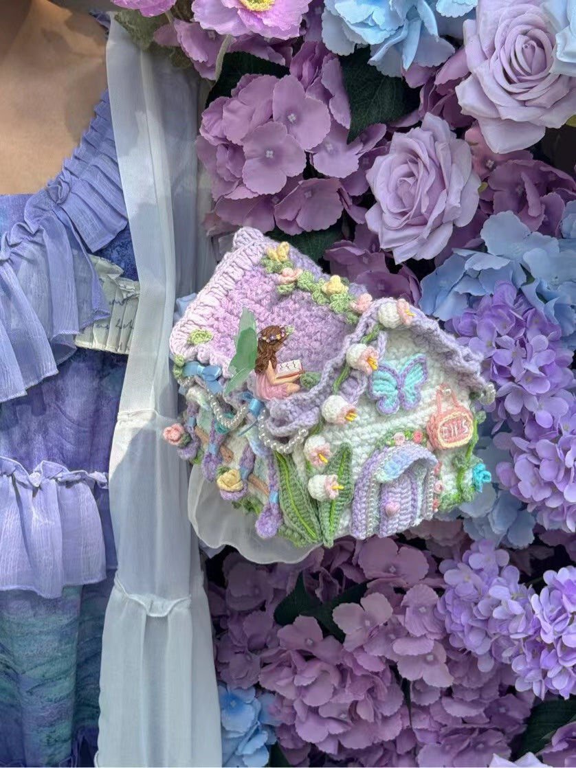 Butterfly Garden Crochet Bag