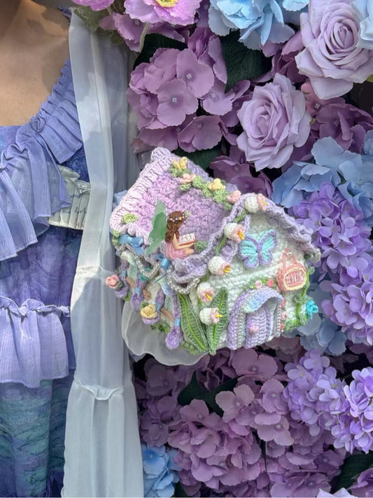 Butterfly Garden Crochet Bag