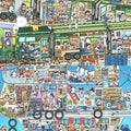 3D Sticker Scene Make Panda Train Cruise Bunny Flower Shop Aerogame Warehouse