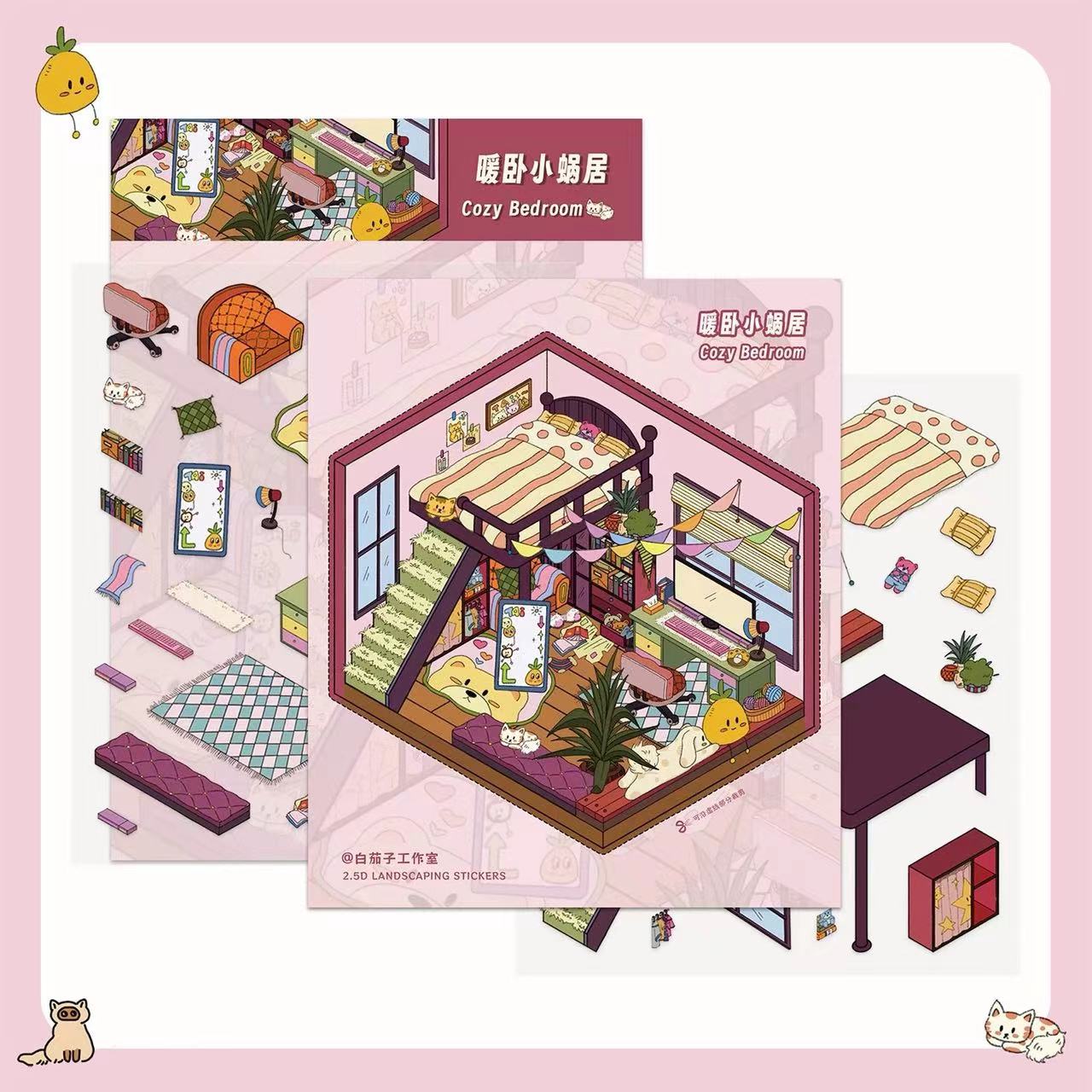 DIY Animated Movie Sticker Scene The Secret World of Arrietty