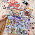 Big Size Sticker Scene! Make Escape Mansion Film Studio Ice Snow World Garden