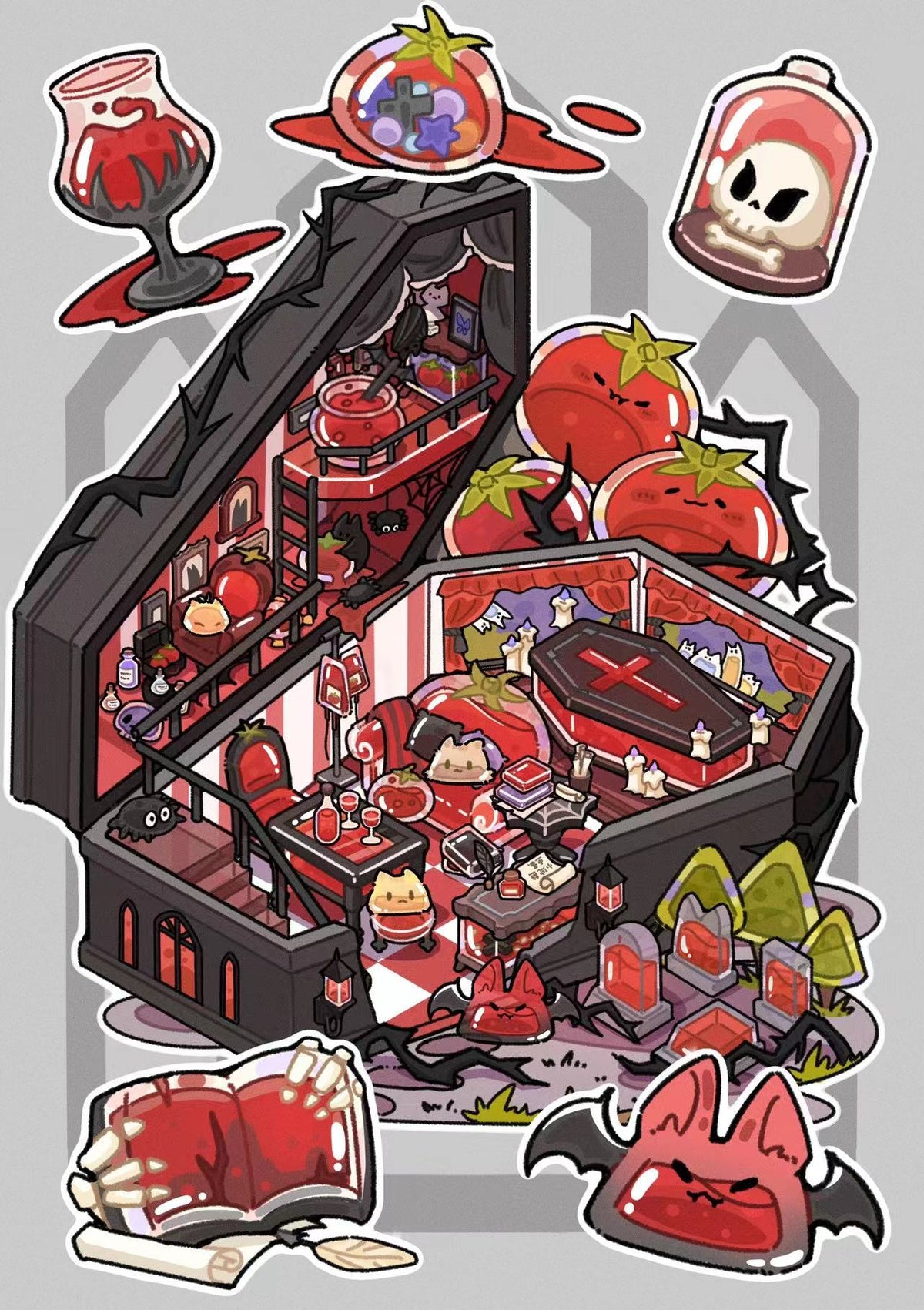 Jelly Landscape Sticker