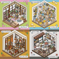 DIY Four Seasons Travel Journal 3D Scene Stickers