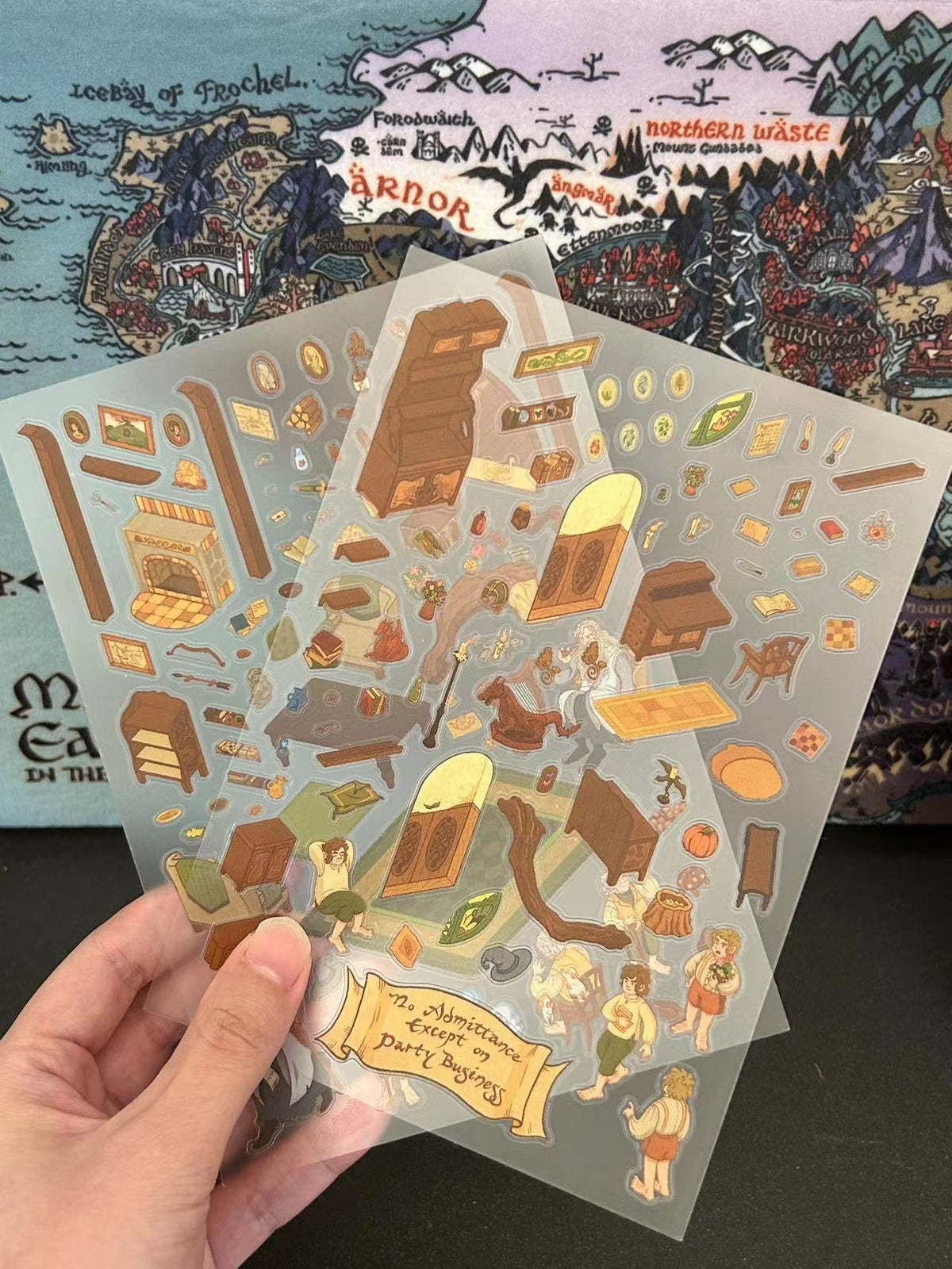 Make Lord Movie Scene Sticker: Autumn at Bag End